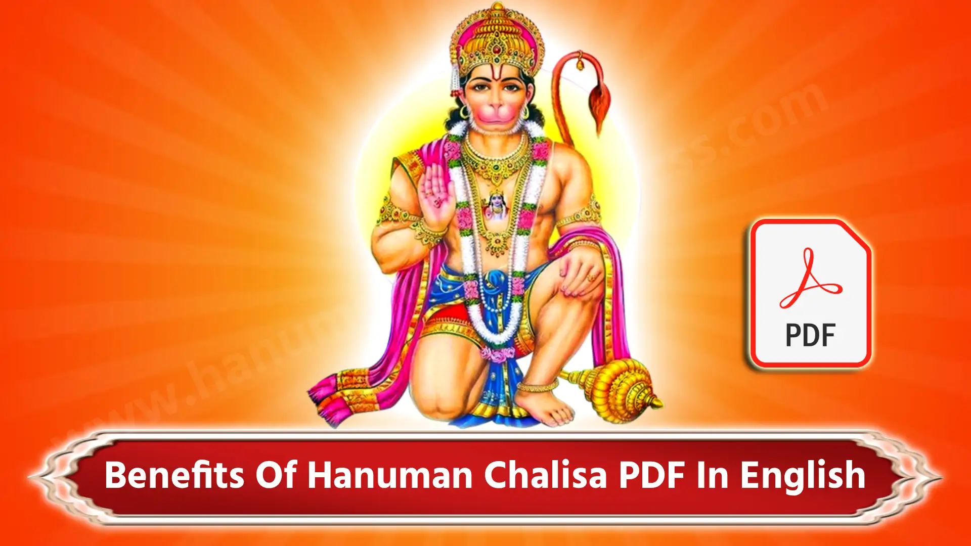 Benefits of Hanuman Chalisa PDF in English