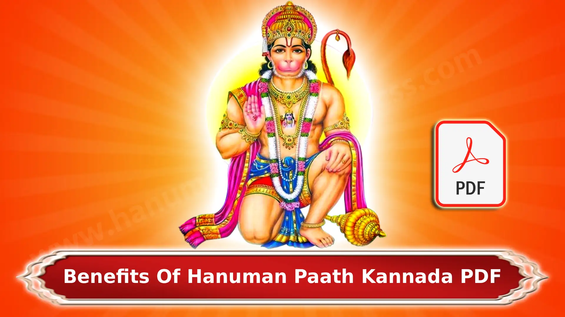 Benefits of Hanuman Paath Kannada PDF