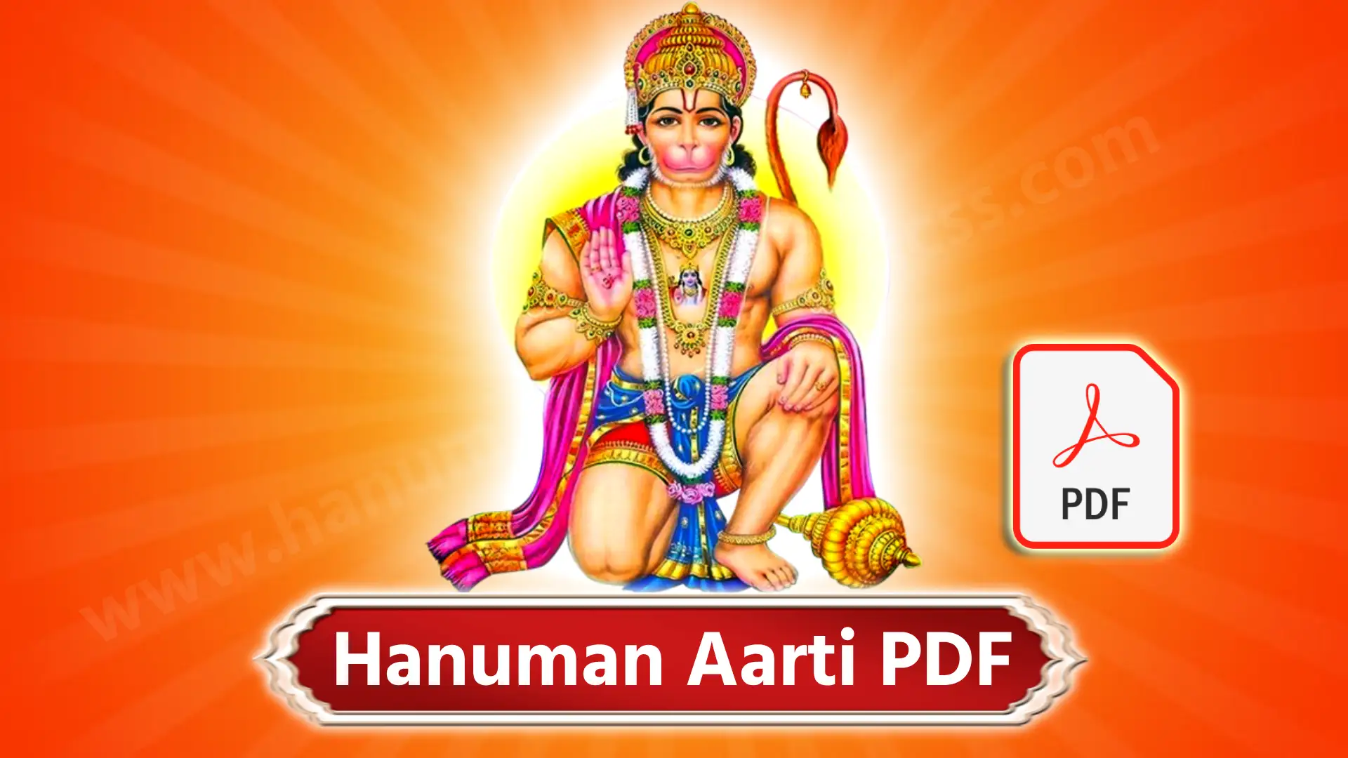 Hanuman Aarti PDF